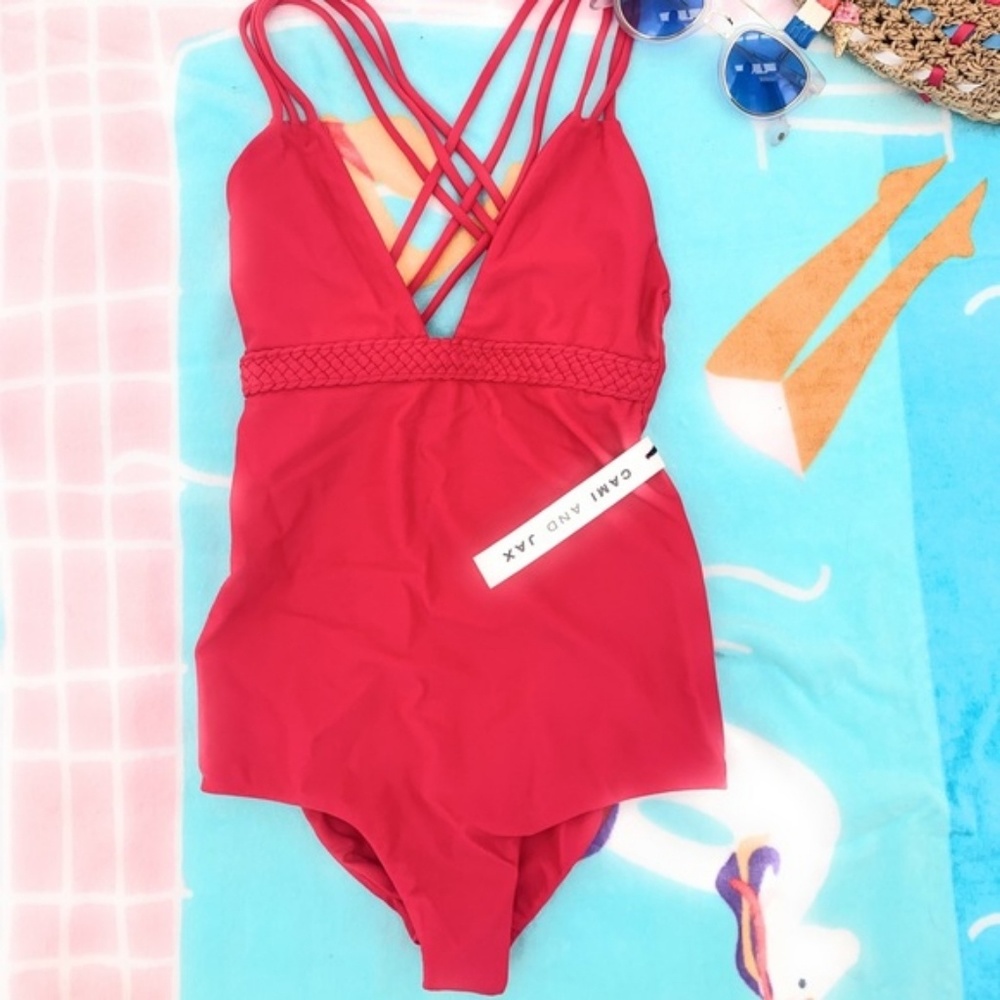 CAMI AND JAX One Piece Pink Swimsuit